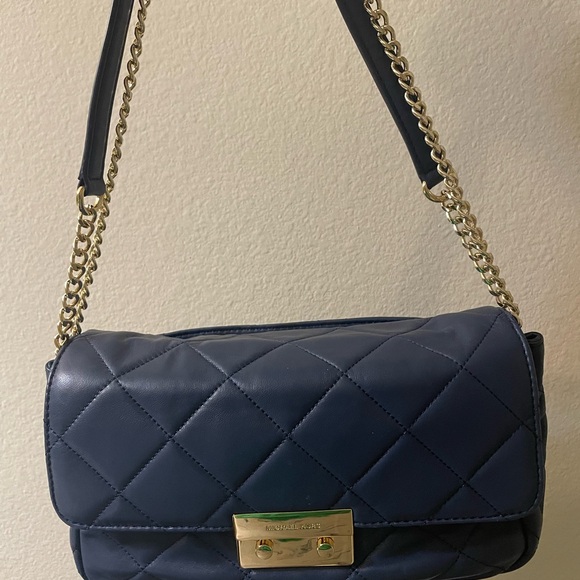 Navy Blue Michael Kors Shoulder Bag - Picture 2 of 9